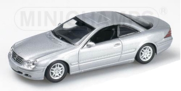 430038024  MERCEDES-BENZ CL-CLASS COUPE (C215) – 1999 – BRILLIANT  SILVER 1:43